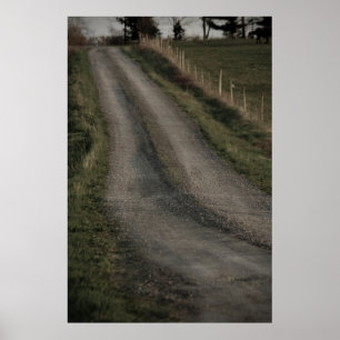 Landstraße nehmen Sie Zuhause Print Poster