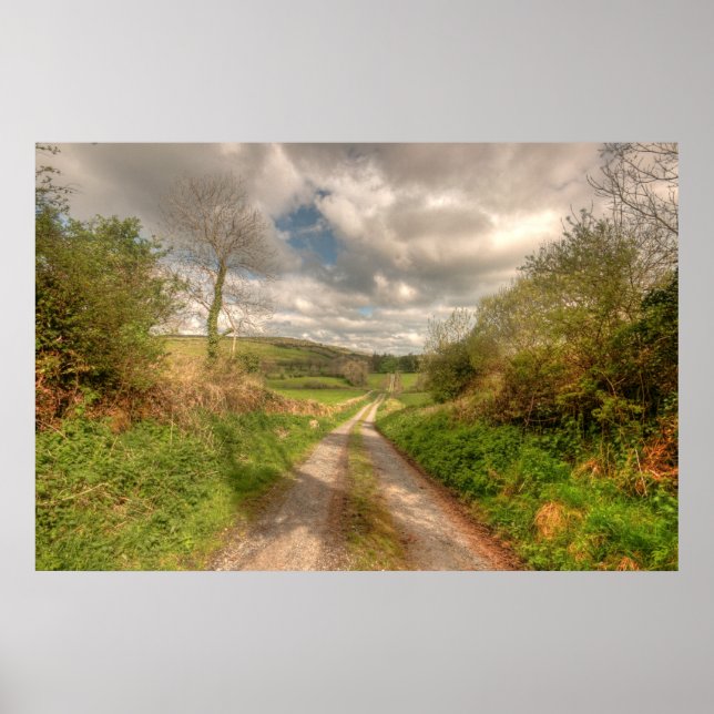 Landstraße Poster (Vorne)