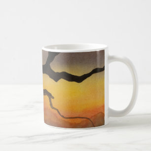 Landstraße Tasse ländlicher Sonnenaufgang nackter