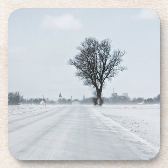 Landstraße Untersetzer (Vorderseite)