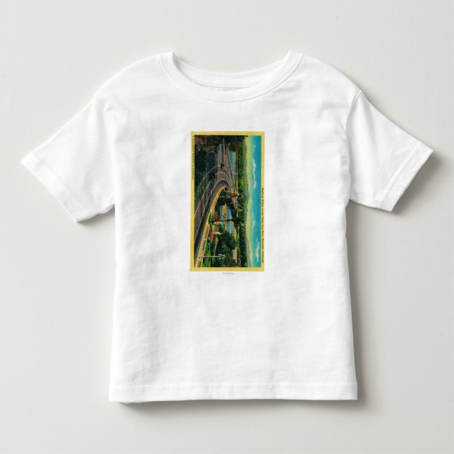 Landstraßen-Brücke über Santa Ana River Kleinkind T-shirt (Vorderseite)