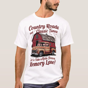 Landstraßen und klassische Tunes T-Shirt