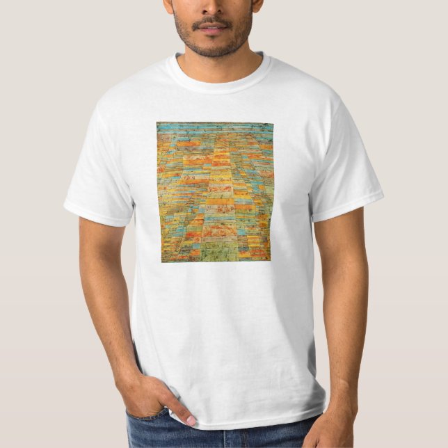 Landstraßen-und Seitenweg-T - Shirt Pauls Klee (Vorderseite)