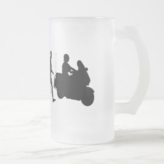 Landstraßenpatrouillen-Gesetzeshütergang Mattglas Bierglas