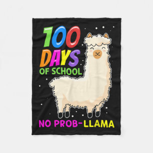 Landtiere - 100 Tage Schule Nr. Prob-Lama Fleecedecke