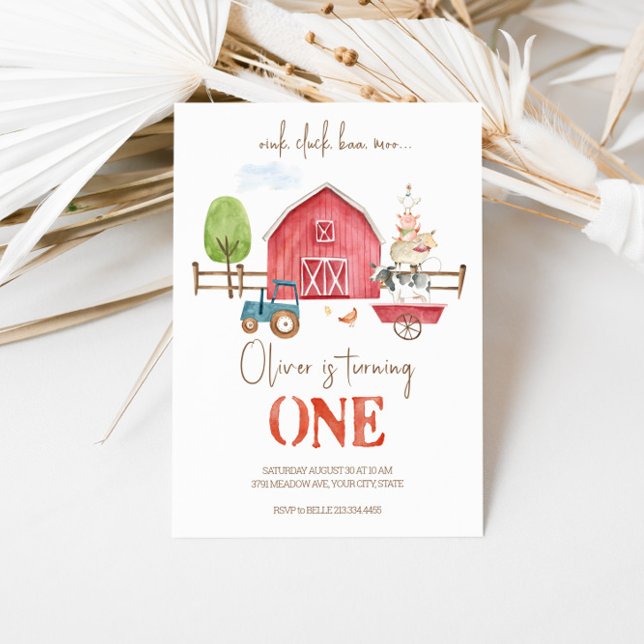 Landtiere als erste Einladung zum Geburtstag (Von Creator hochgeladen)