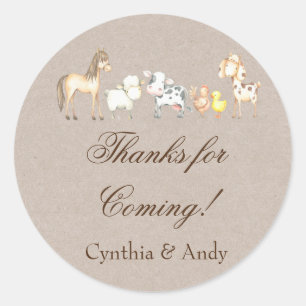 Landtiere bevorzugen Sticker Custom Stickers