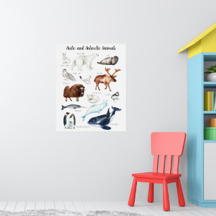 Landtiere Bildung Lernunterricht Poster