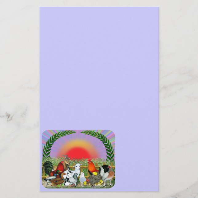 Landtiere Briefpapier (Vorderseite)