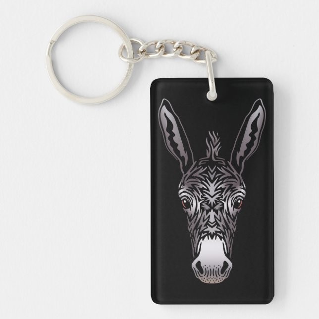 Landtiere Freunde Donkey Schlüsselanhänger (Vorderseite)