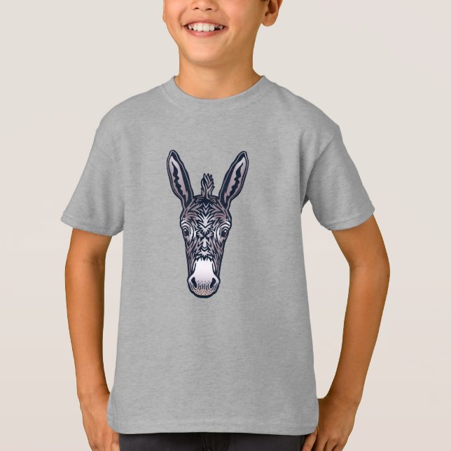 Landtiere Freunde Donkey T-Shirt (Vorderseite)