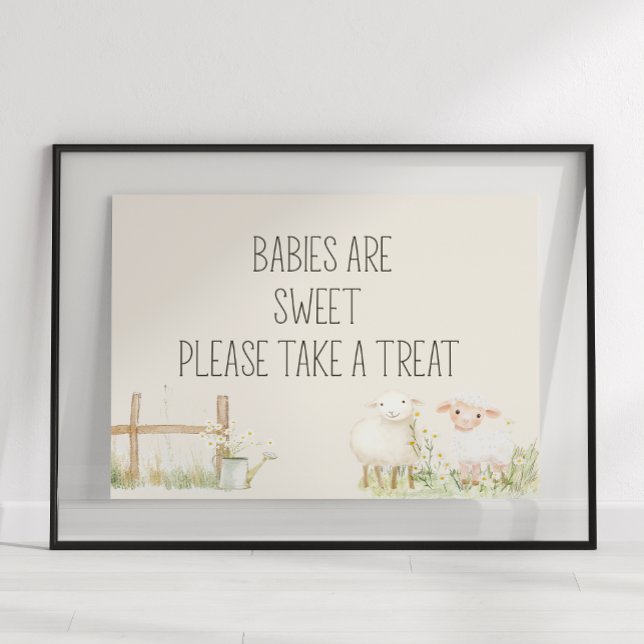 Landtiere Meadow Friends Babydusche bevorzugen Zei Poster (Von Creator hochgeladen)