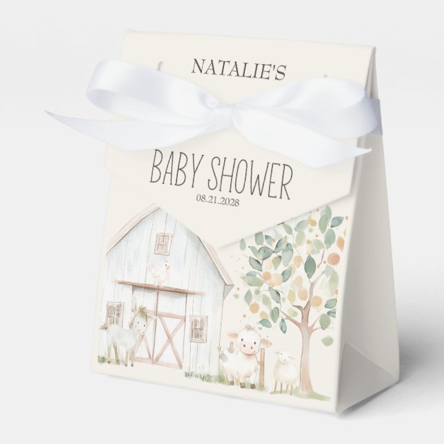Landtiere Meadow Friends Kinderdusche Geschenkschachtel (Vorderseite)