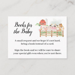 Landtiere mitbringen Buch Baby Showcard Platzkarte