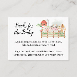 Landtiere mitbringen Buch Baby Showcard Platzkarte