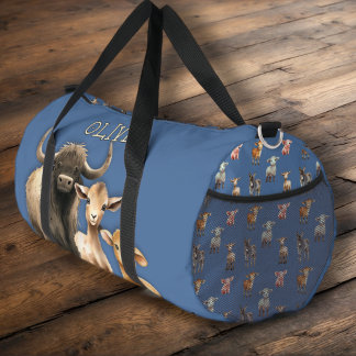 Landtiere Personalisierte Kinder Duffle Bag