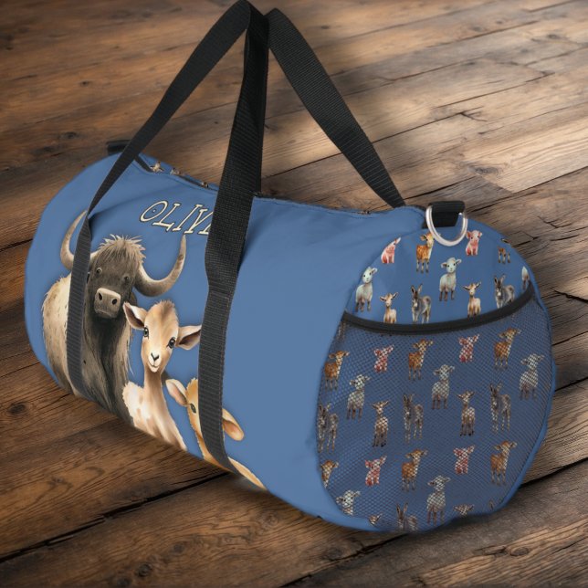Landtiere Personalisierte Kinder Duffle Bag (Von Creator hochgeladen)