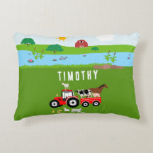 Landtiere & Red Tractor Barnyard Individuelle Name