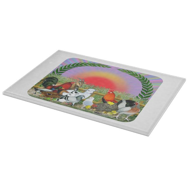 Landtiere Schneidebrett (Ecke)