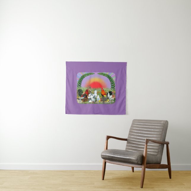 Landtiere Wandteppich (Beispiel (Horizontal))