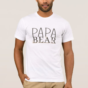 Landtiere Wiese Friends Maternity Papa Bear T-Shirt