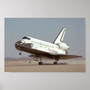 Landung der Raumfähre Atlantis (STS-61B) Poster