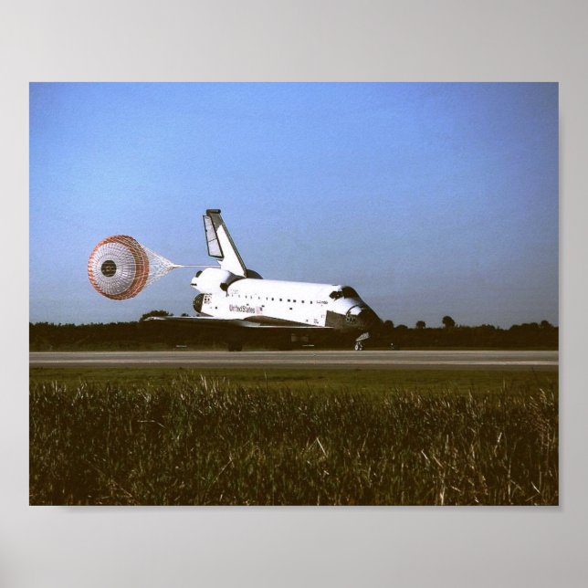 Landung der Raumfähre Columbia (STS-62) Poster (Vorne)