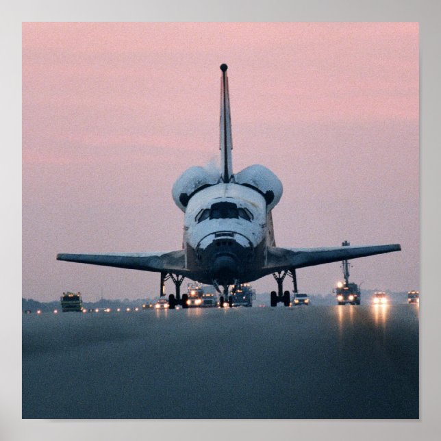 Landung der Raumfähre Columbia (STS-80) Poster (Vorne)