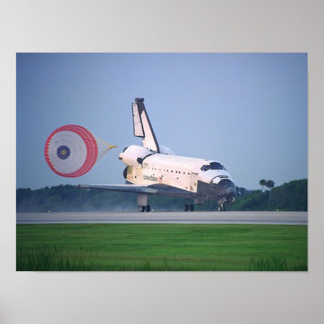 Landung der Raumfähre Columbia (STS-94) Poster (Vorne)