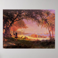 Landung von Kolumbus durch Albert Bierstadt