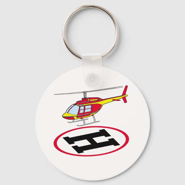 Landungshubschrauber Schlüsselanhänger (Vorderseite)