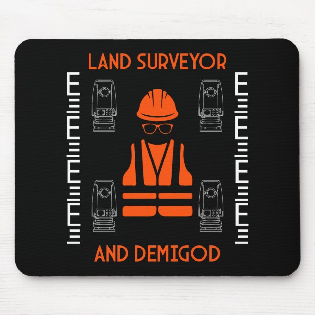 Landvermesser Mousepad (Vorne)
