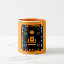 Landvermesser Zweifarbige Tasse