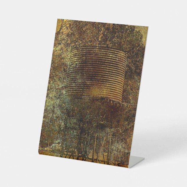 Landwassertank Sockelschild (Vorderseite)