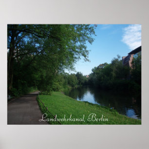 Landwehrkanal in Berlin Poster