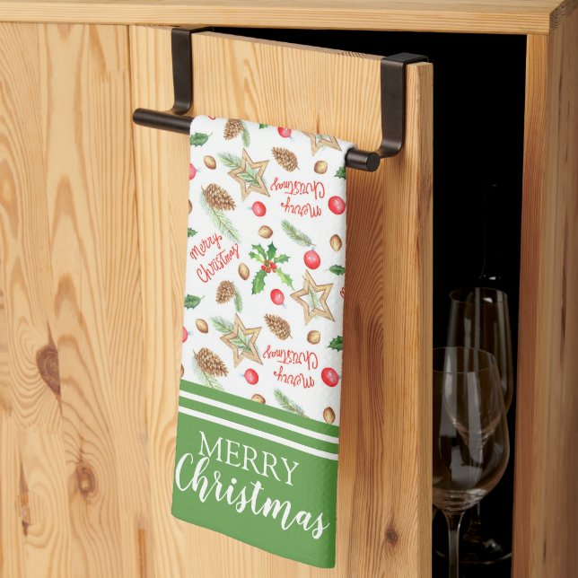 Landweihnachtsfeier  geschirrtuch (Drittel gefaltet)