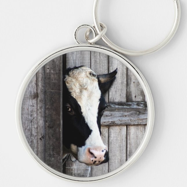 Landwirtschafskuh Schlüsselanhänger (Vorne)