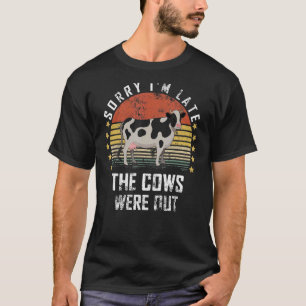 Landwirtschaft Bauernhof Kühe Nutztiere Landwirt T-Shirt