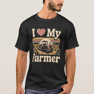 Landwirtschaft Ehefrau des Bauern Mädchen Freundin T-Shirt