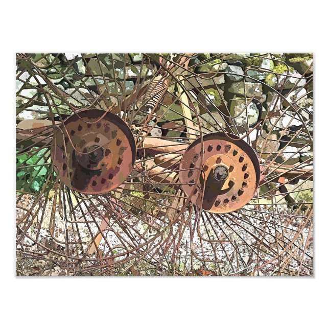 LANDWIRTSCHAFT FOTODRUCK (Vorne)