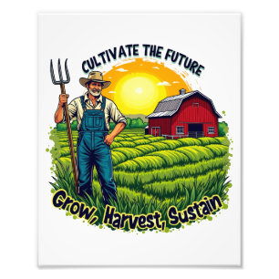 Landwirtschaft Geschenk Landwirtschaft Liebhaber Z Fotodruck