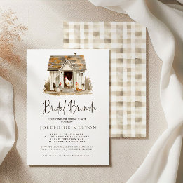 Landwirtschaft Hühner Braut-Shower-Brunch Einladung