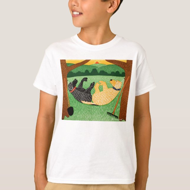 Landwirtschaft ist hart arbeitender T - Shirt-Step T-Shirt (Vorderseite)