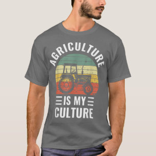 Landwirtschaft ist meine Kultur als Bauer Funny Fa T-Shirt