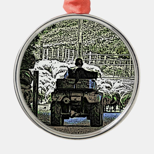 LANDWIRTSCHAFT ORNAMENT AUS METALL (Vorne)