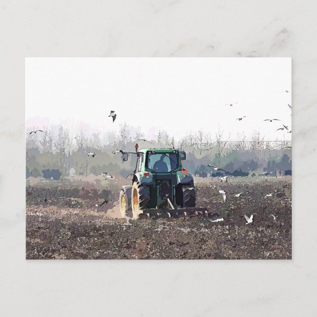 LANDWIRTSCHAFT POSTKARTE (Vorderseite)