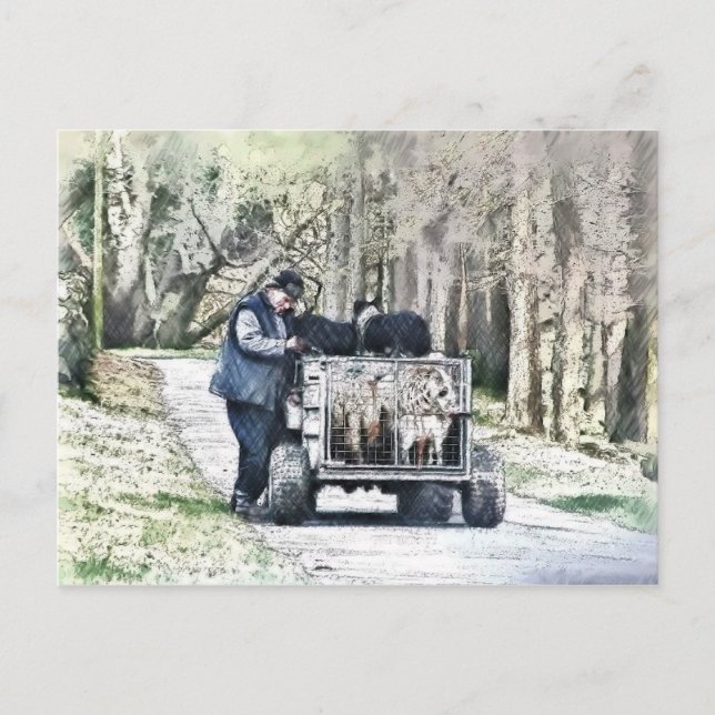 LANDWIRTSCHAFT POSTKARTE (Vorderseite)