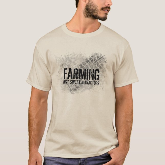 Landwirtschaft von von von T - Shirt Schmutz, (Vorderseite)