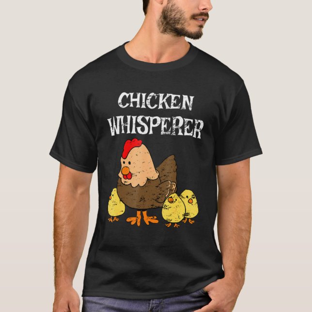 Landwirtschaftlich benachteiligtes Hühnerflüster T-Shirt (Vorderseite)
