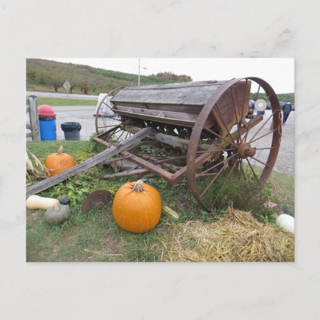 landwirtschaftliche Ausrüstung Postkarte (Vorderseite)